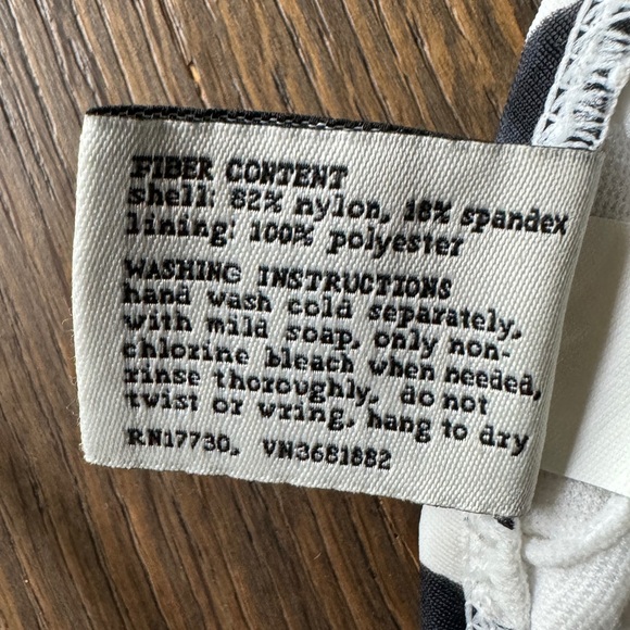 Rogan for Target 2-piece String Bikini Triangle Black White Cheetah Print, Sz L - Picture 9 of 10